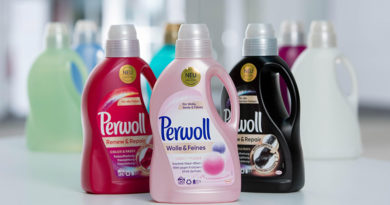 New Perwoll counterfeits from 25 percent recycled material