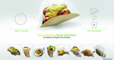 Expandalbe Eco Street Food packaging wins Metsä Design Award