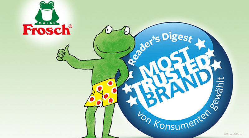 Trust in the Frosch brand is greater than ever