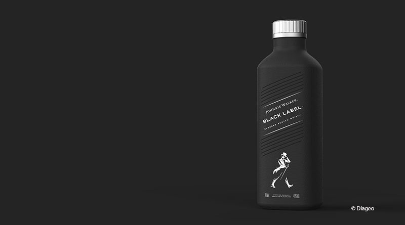 Diageo develops paper spirits bottles