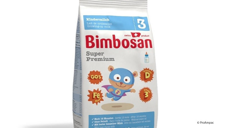 Bimbosan with baby food packaging made from renewable resources