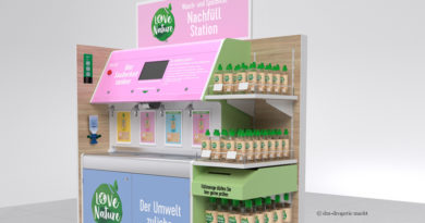 Refill stations of Love-Nature products