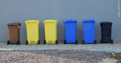 Mülltrennung für das Recycling