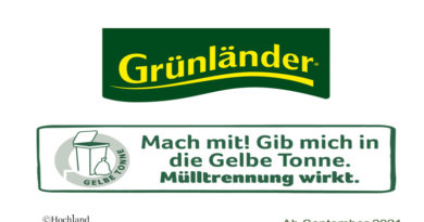 Gruenlaender new packaging logo