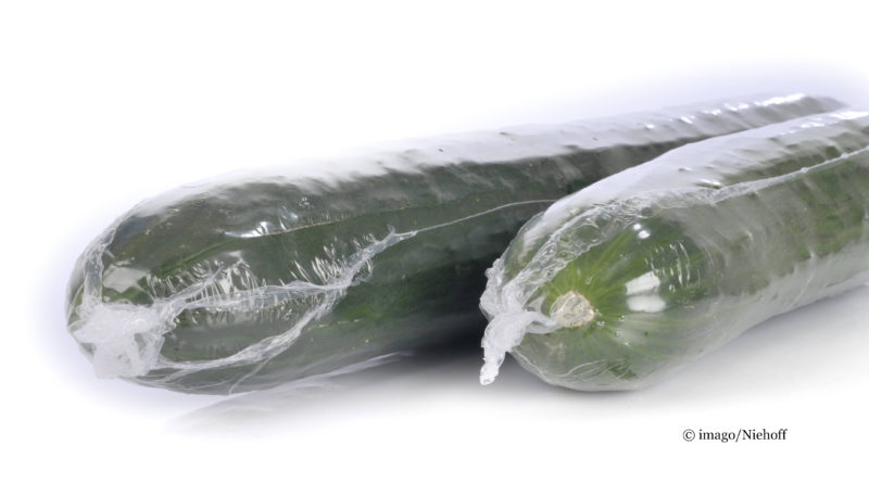 salatgurken in folien sind sinnvoll, sagt ein Verpackungsexperte auf der FACHPACK