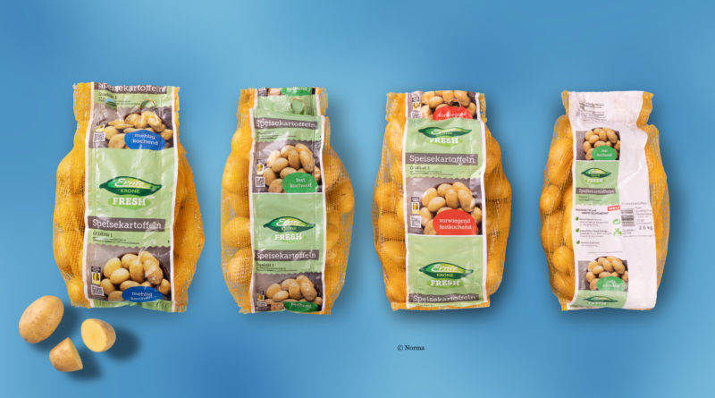 NORMA optimiert Kartoffelnetze und spart Verpackungsmaterial
