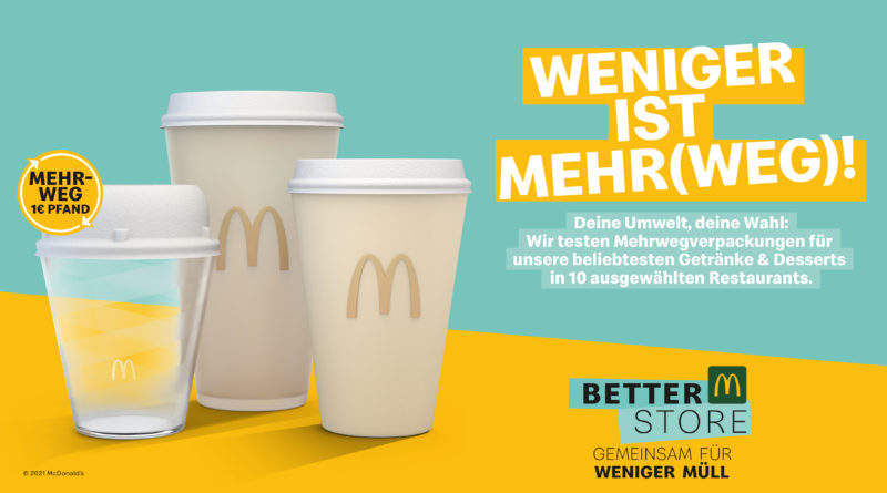 McDonald's Deutschland testet  Mehrwegsystem