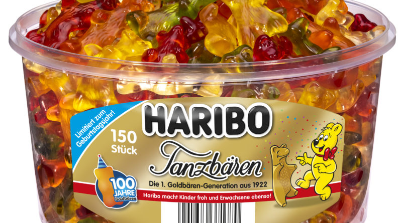 Haribo Gummibaerchen feiern Jubiläum packaging