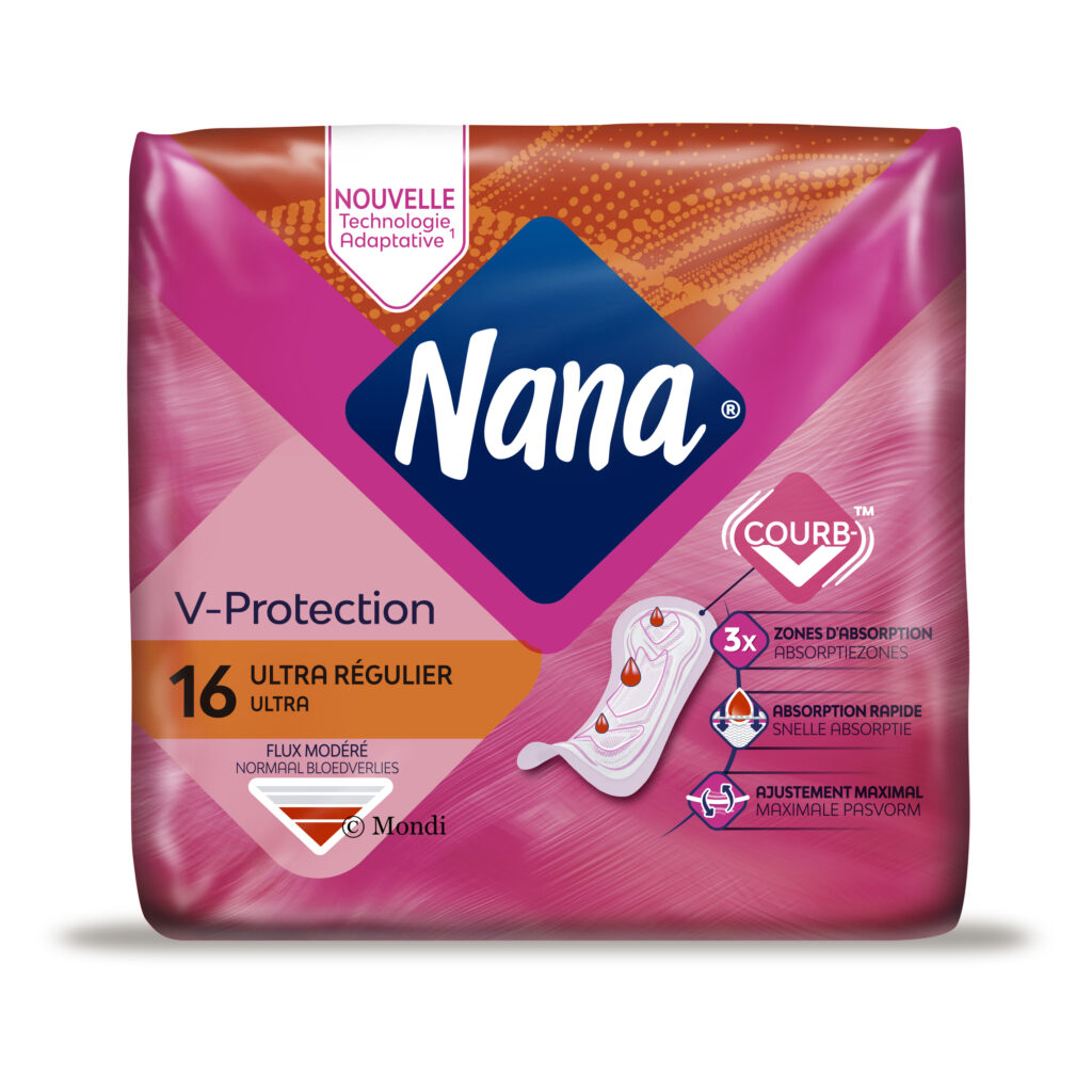 More sustainable packaging for sanitary towels