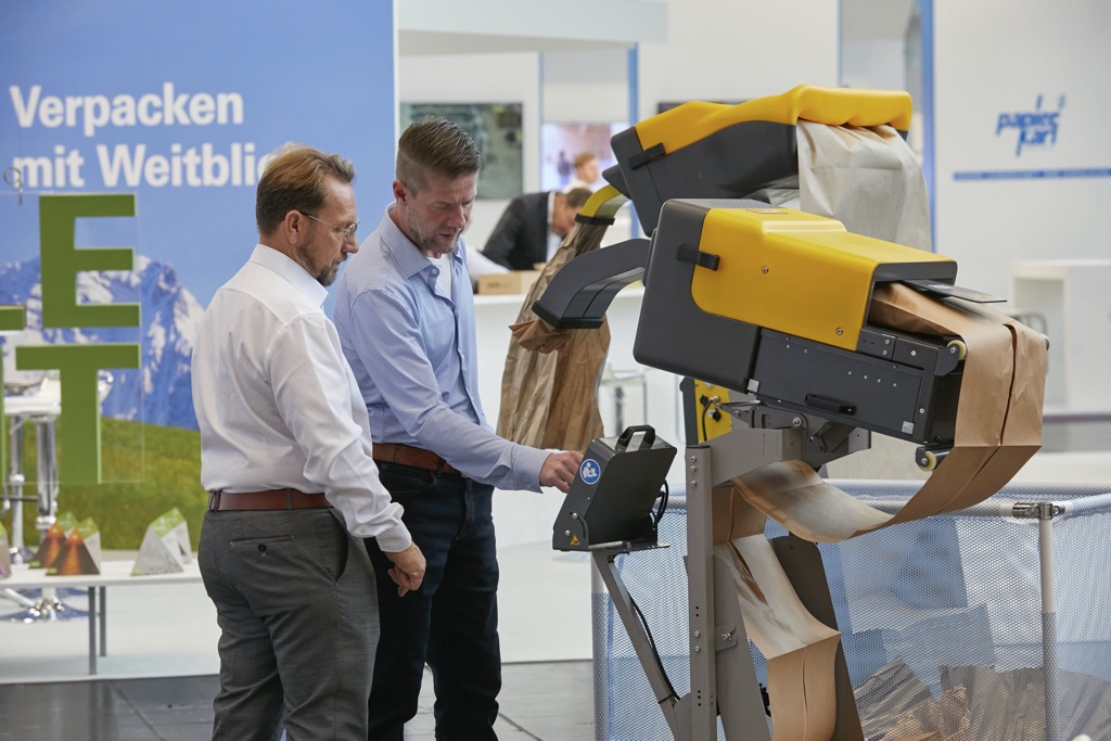 Exhibitors from all over Europe presented technical and sustainable innovations at FACHPACK 2022. Photo rights: NuernbergMesse/Frank Boxler