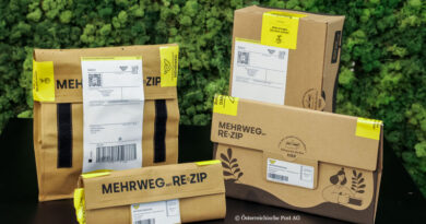 "Grüne Verpackung" der Österreichischen Post